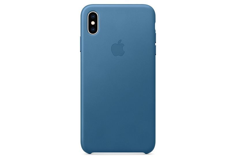Blue-iPhone-XS-Max-leather-case