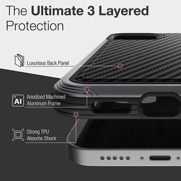 X-Doria Raptic Lux Case for iPhone 12 & 12 Pro