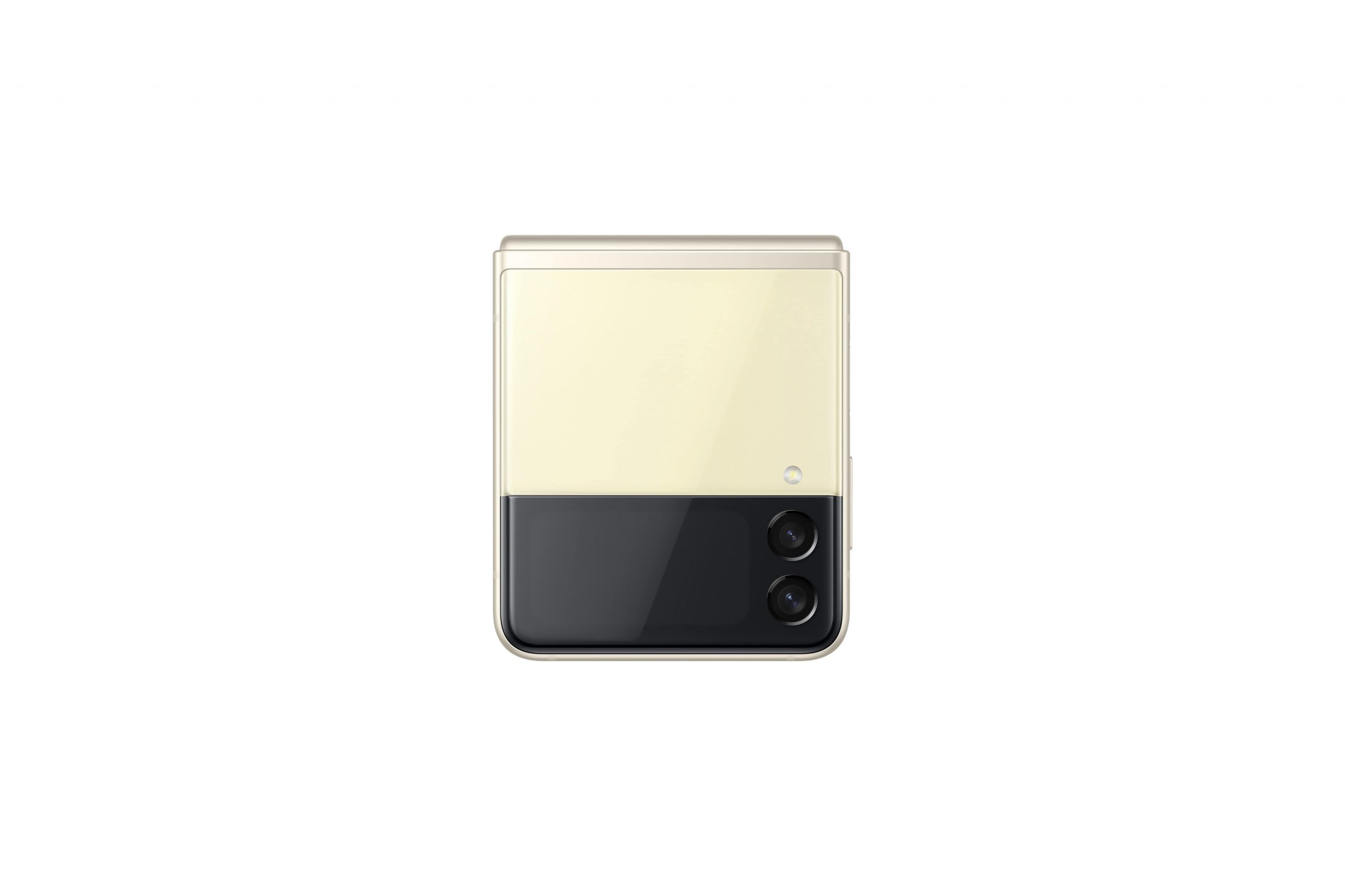 SM-F711_ZFlip3_5G_ClosedFront_Cream-min Samsung Galaxy Z Flip 3 cream