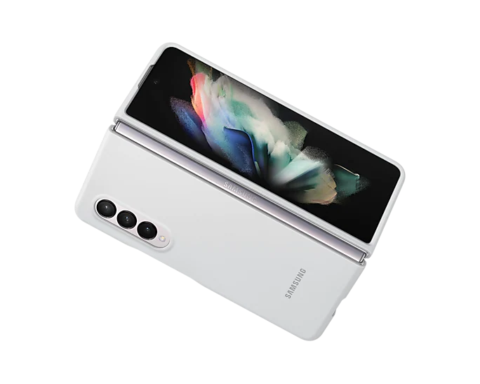 Samsung Galaxy ZFold3 silicone cover white
