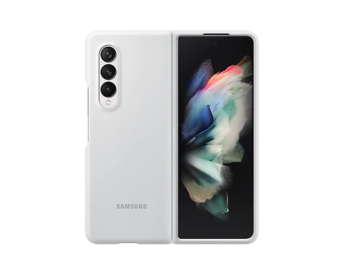 Samsung Galaxy ZFold3 silicone cover white