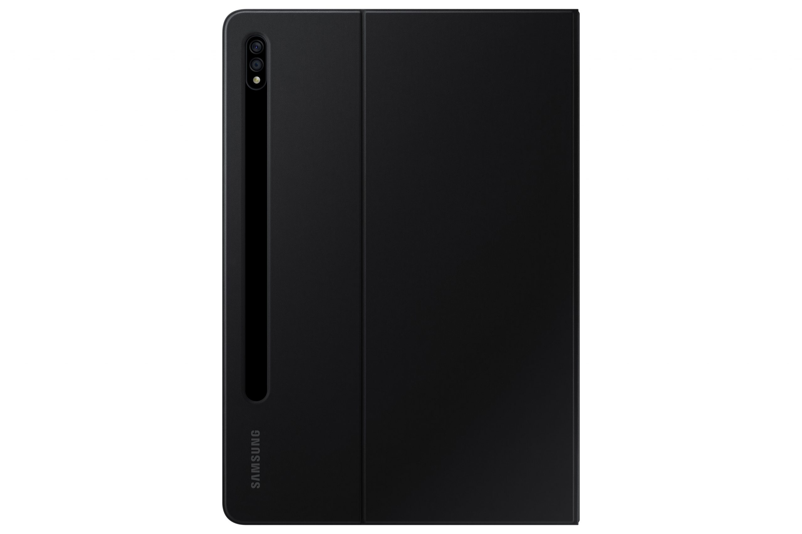 Samsung Galaxy Tab S7 Book Cover Leather - Black Samsung book cover tab s7 in lebanon