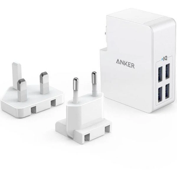 Anker PowerPort 4 Lite 27W Travel Charger