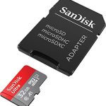 SanDisk Micro SD 32GB 98MB/S + Adapter