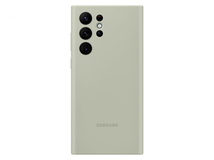 Samsung Galaxy S22 Ultra Silicone Cover Olive Green