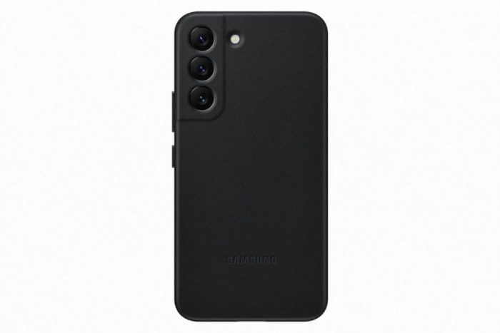 Samsung Galaxy S22 Leather Cover - Black