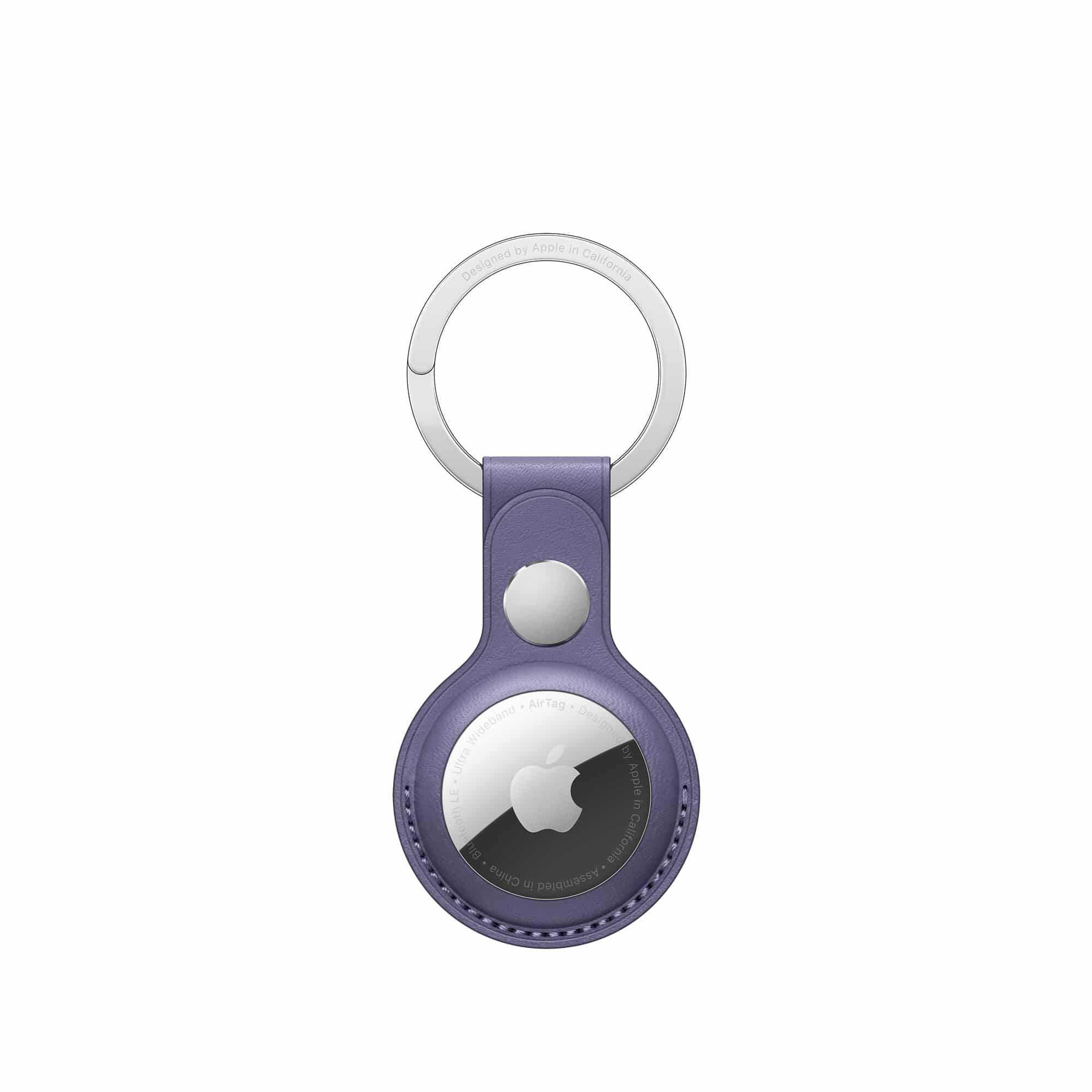 Apple AirTag Leather Key Ring - Wisteria Apple AirTag Leather Key Ring - Wisteria