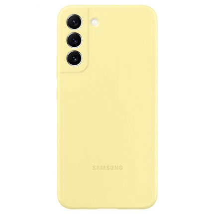 Samsung Galaxy S22+ Silicone Cover - Butter Yellow 