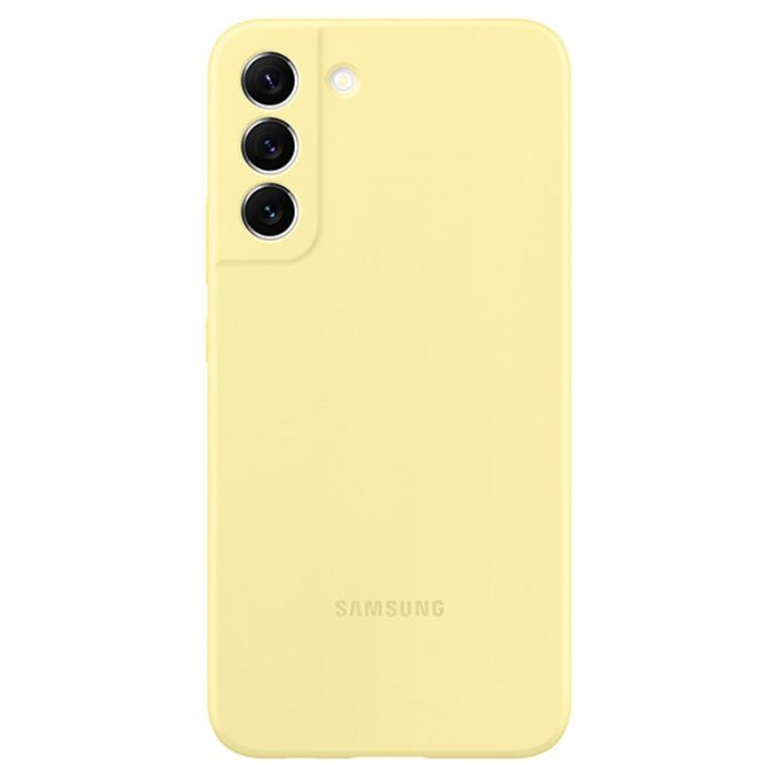 Samsung Galaxy S22+ Silicone Cover - Butter Yellow