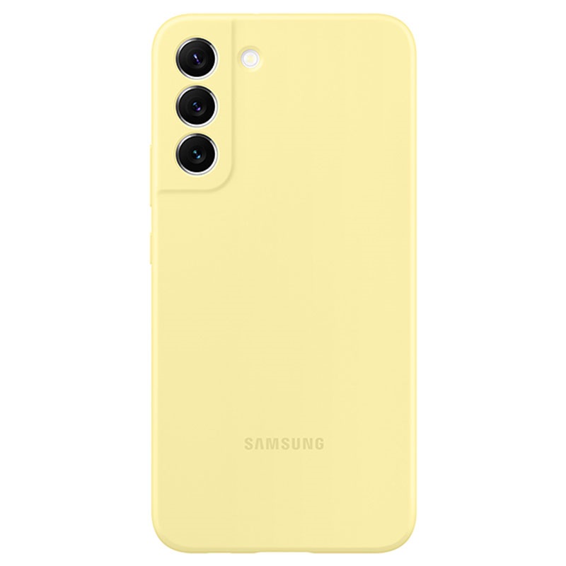 Samsung Galaxy S22+ Silicone Cover - Butter Yellow