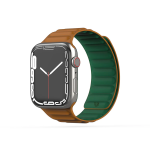Baykron Apple Watch Magnetic Strap 42/44/45MM - Green/Brown