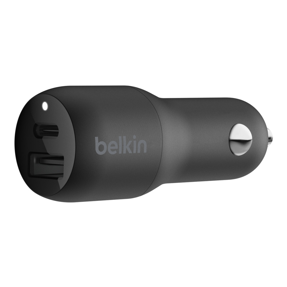 Belkin Car Charger 32W 2-Port USB-C PD + USB-A Belkin Car Charger 32W 2-Port USB-C PD + USB-A