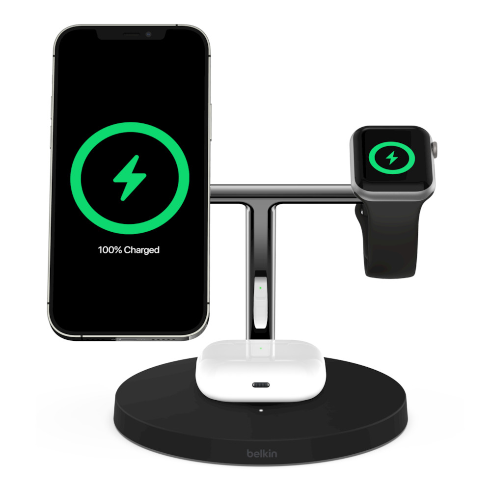 Belkin 3-in-1 Wireless Charger with MagSafe 15W