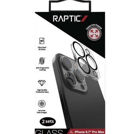 Raptic iPhone 14 Pro | 14 Pro Max Lens Protection – Clear 