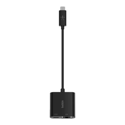 Belkin USB-C to Ethernet Adapter + 60W Charge 