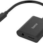 Hama Audio Adapter 2 In 1 USB-C and 3.5 Jack To USB-C