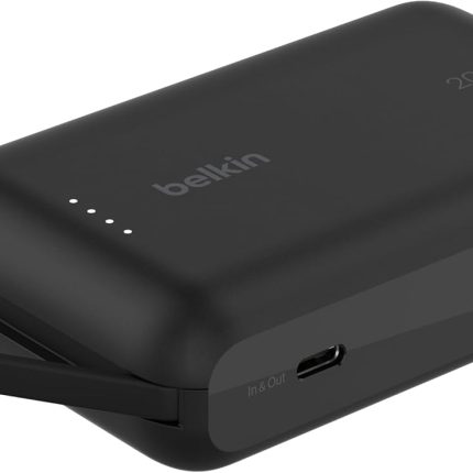 Belkin Power Bank 20W 10,000mAh With Integrated Cable