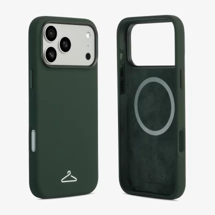 iPhone 17 Pro Max Silicone Magsafe Case - Moss Green